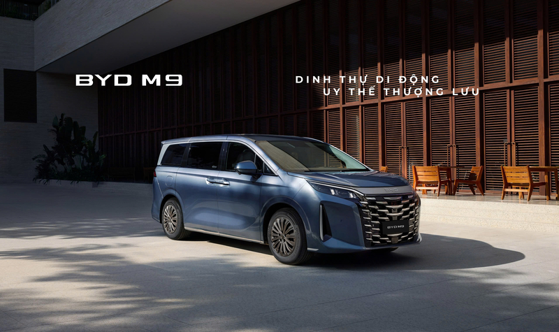 Mở bán BYD M9 tại Việt Nam – Xe điện 7 chỗ sang trọng, giá chỉ từ 2 tỷ đồng, thách thức Lexus LM