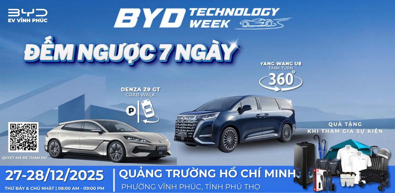1 tuần trước Technology Week tại Vĩnh Phúc – Thời điểm không nên bỏ lỡ!