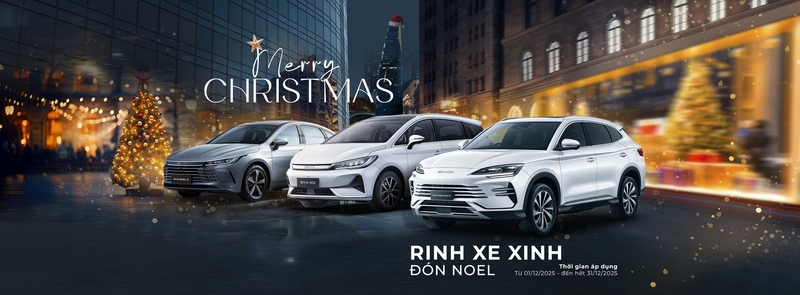 Ưu đãi BYD Vĩnh Phúc tháng 12 – Cơ hội sở hữu xe điện BYD với chi phí tối ưu