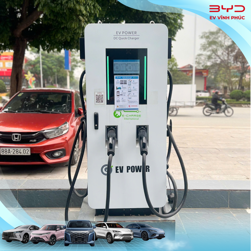 BYD Vĩnh Phúc | Trụ Sạc Đã Sẵn Sàng – Xe Điện Không Còn Là Bài Toán Khó