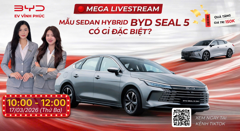 Mega Livestream | Mẫu Sedan Hybrid BYD Seal 5 Có Gì Đặc Biệt?