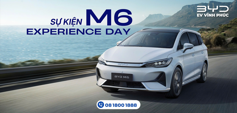 Trải nghiệm BYD M6 tại M6 Experience Day tại BYD Vĩnh Phúc
